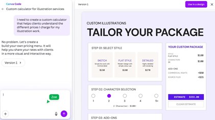 Canva Code on Canva